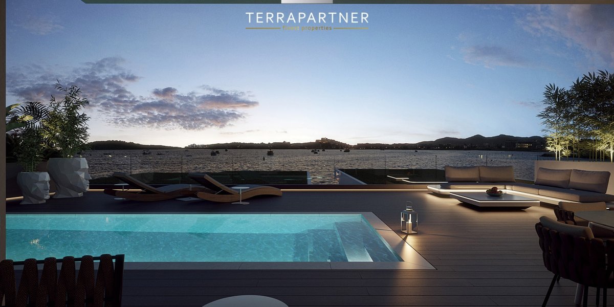 Luxury apartment with pool and views to the sea & Dalt Vila